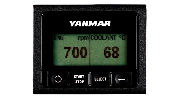 La primera novedad 2020 de Yanmar son dos displays LCD para el control del motor