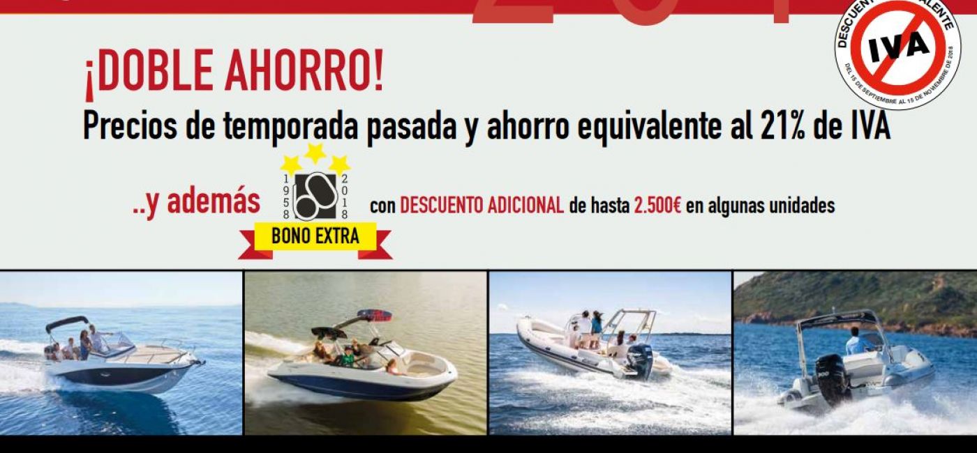 Consigue un doble ahorro en la compra de tu embarcación con el Rally de Ofertas Fin de Temporada.